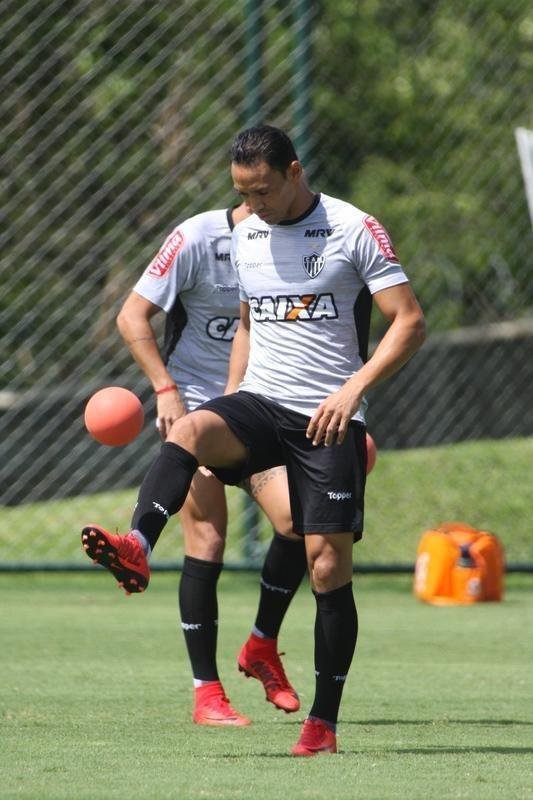 Imagens do treino do Atltico