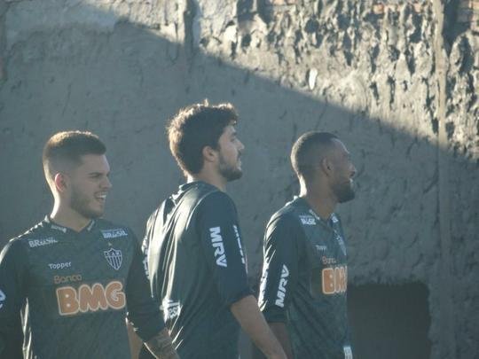 Fotos do treino do Atlético no Paraguai