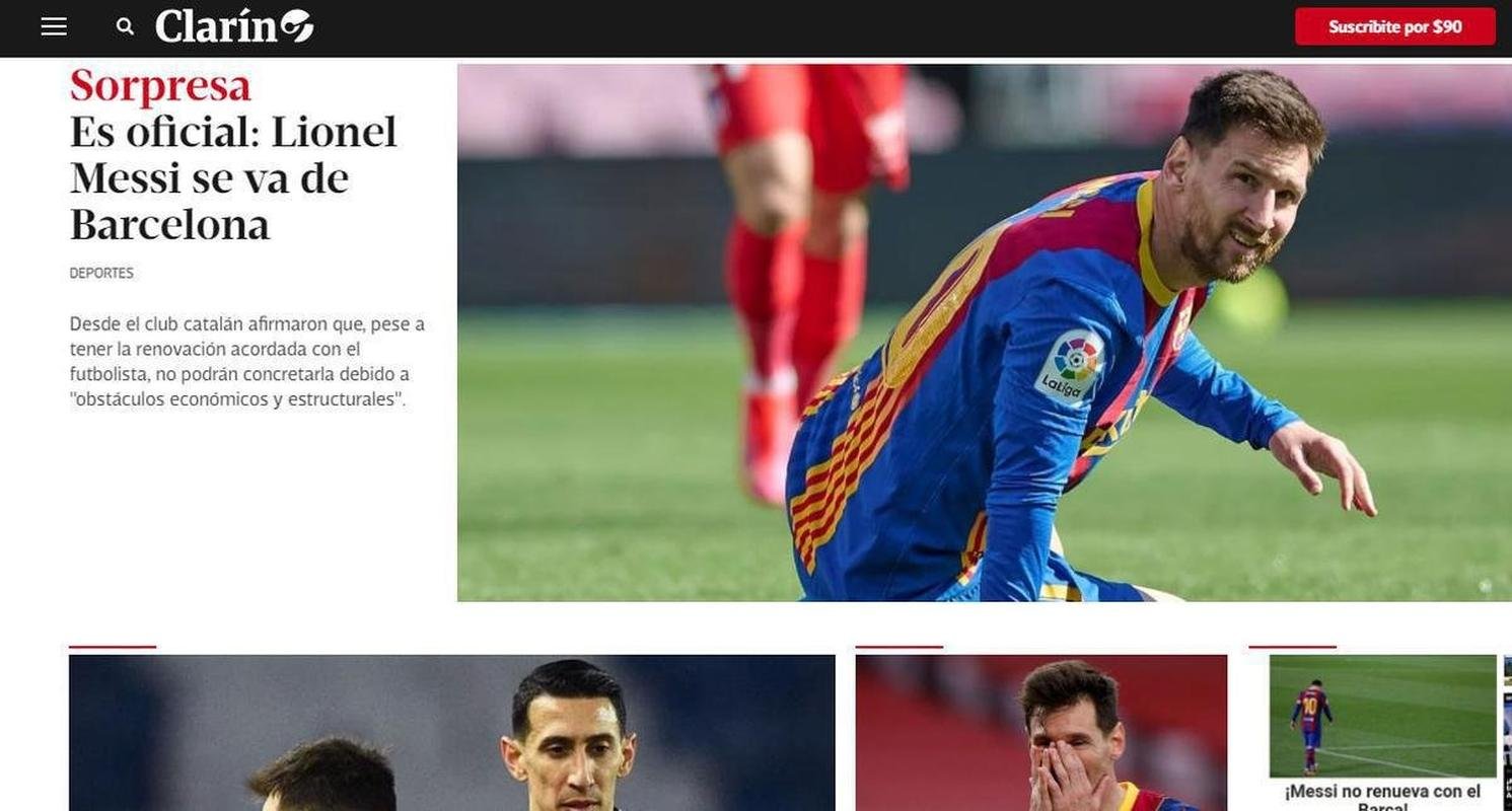 Jornal Clarn, da Argentina