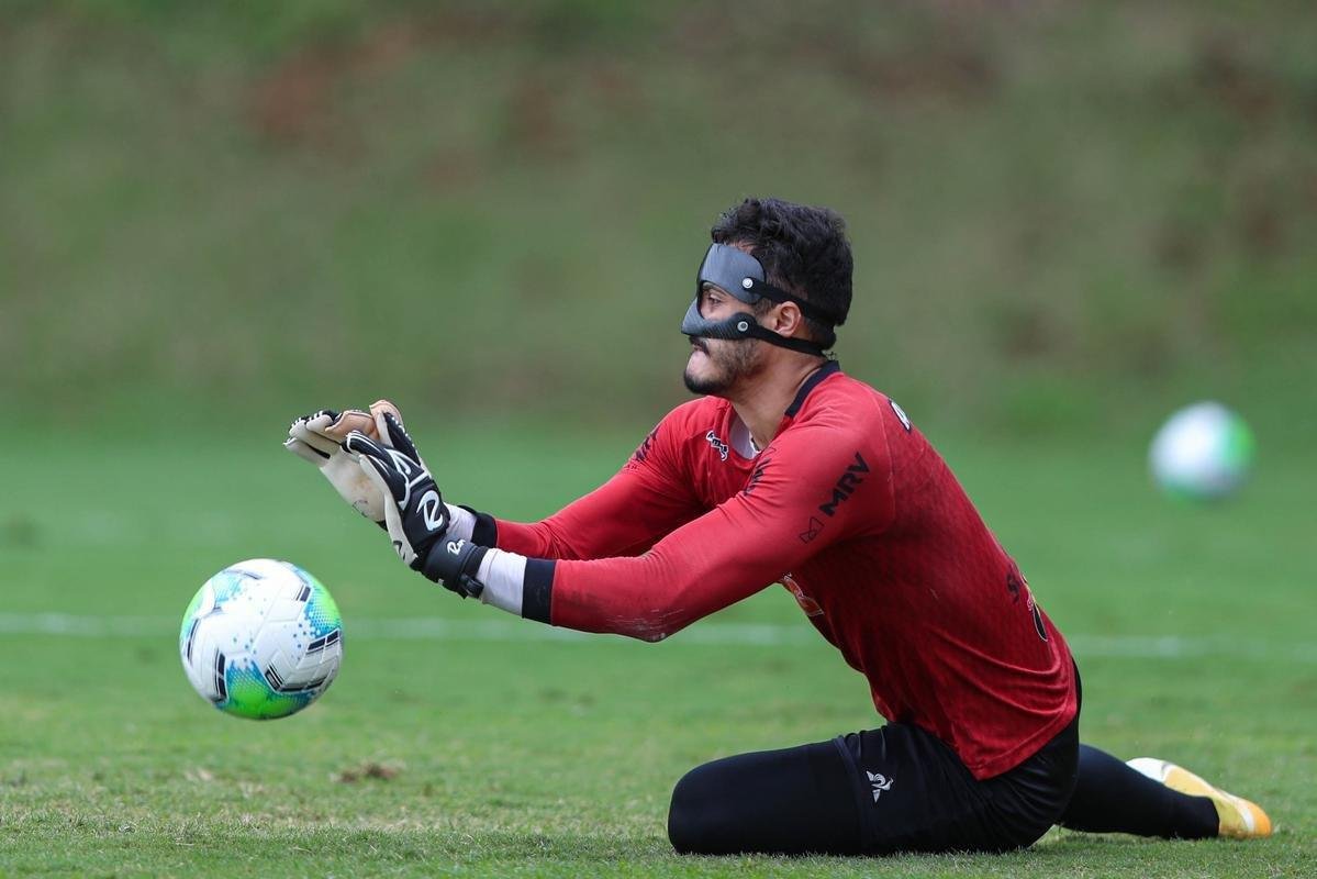 Fotos do último treino do Atlético antes do jogo contra o Bahia