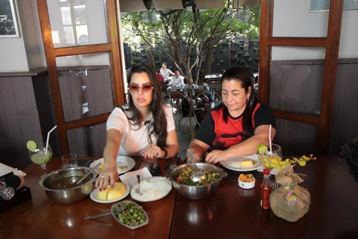 Na primeira vez de Larissa Riquelme em Belo Horizonte, levamos a modelo e apresentadora paraguaia para um verdadeiro banquete de pratos tpicos da culinria mineira. E ela adorou!