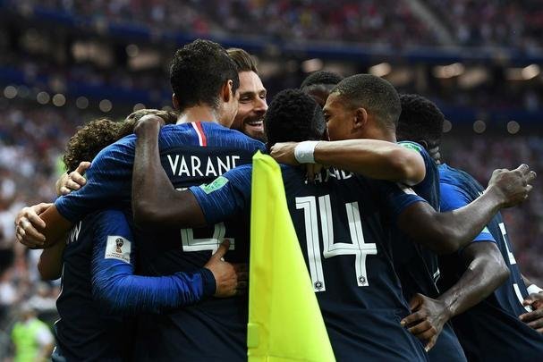 Fotos da final da Copa do Mundo, entre Frana e Crocia, em Moscou