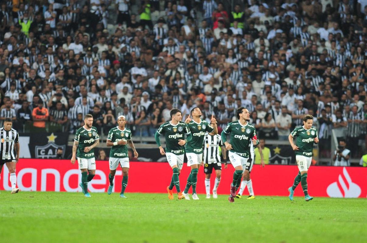 Fotos do jogo de ida das quartas de final da Copa Libertadores, entre Atltico e Palmeiras, no Mineiro