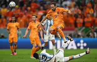 Fotos do jogo entre Holanda e Argentina, pelas quartas de final da Copa do Mundo do Catar