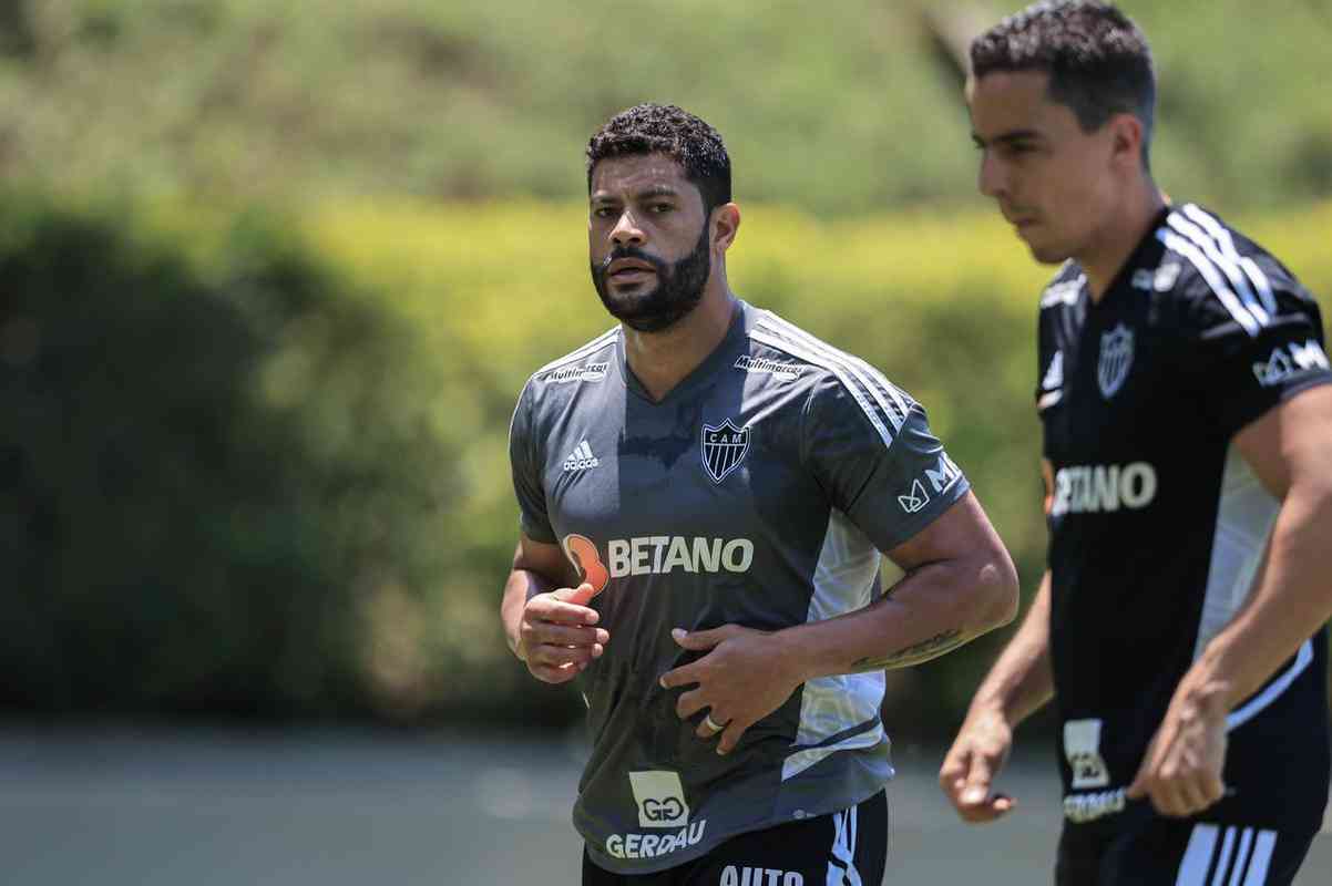 Treino do Atltico na Cidade do Galo, na manh desta tera-feira (11/10).