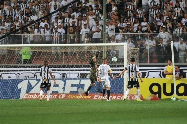 Fotos do jogo entre Atltico e Grmio
