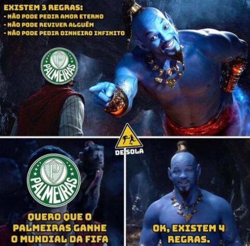 Veja os memes da derrota do Palmeiras para o Chelsea, por 2 a 1, na final do Mundial de Clubes