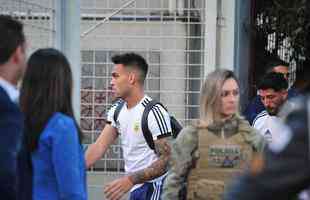 Seleo Argentina chegou a Belo Horizonte para jogo contra o Brasil