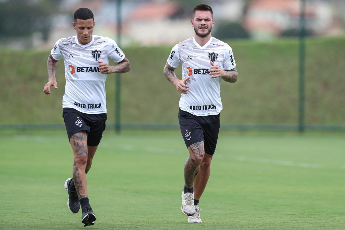 Treino do Atltico nesta tera-feira, 9 de maro de 2021