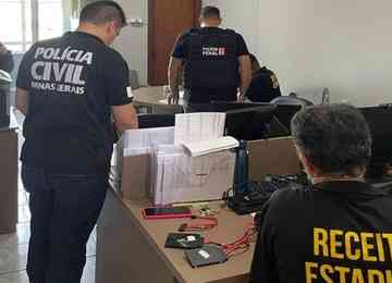 Polícia Civil de Minas Gerais (PCMG), Ministério Público (MPMG), Polícia Penal e a Secretaria de Estado da Fazenda deflagraram a operação Baião de Dois