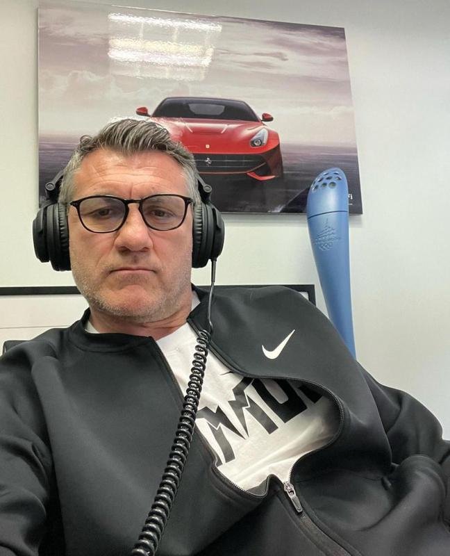 O ex-jogador italiano Christian Vieri tem 536,9 mil seguidores
