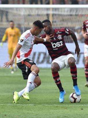 Fotos do jogo entre Flamengo e River Plate