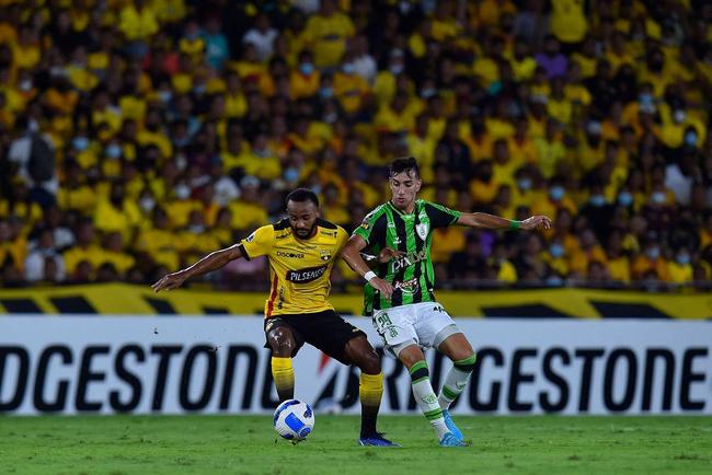 Barcelona-EQU x América: fotos do jogo pela Libertadores