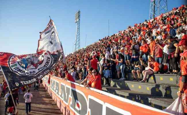 Torcida do Pouso Alegre bateu recorde na ltima deciso no Manduzo