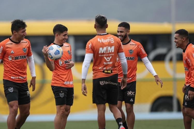 No centro de treinamento do Exrcito, na Urca, no Rio de Janeiro, Atltico realiza ltimo treino antes de encarar o Flamengo pelo Brasileiro