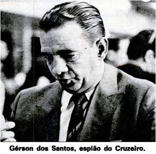 Gerson dos Santos deixou o Cruzeiro em 1945 para atuar no Botafogo, pelo qual disputou 372 partidas e ganhou visibilidade para representar a Seleção Brasileira nas Eliminatórias para a Copa do Mundo de 1954. O volante retornou à Raposa em 1957, aos 35 anos. Posteriormente, tornou-se técnico (foto) de destaque nos anos de 1960 e 1970, dirigindo ídolos como Tostão, Dirceu Lopes, Piazza, Zé Carlos, Natal e Evaldo. Gerson morreu em 2002, aos 80 anos, em Belo Horizonte.