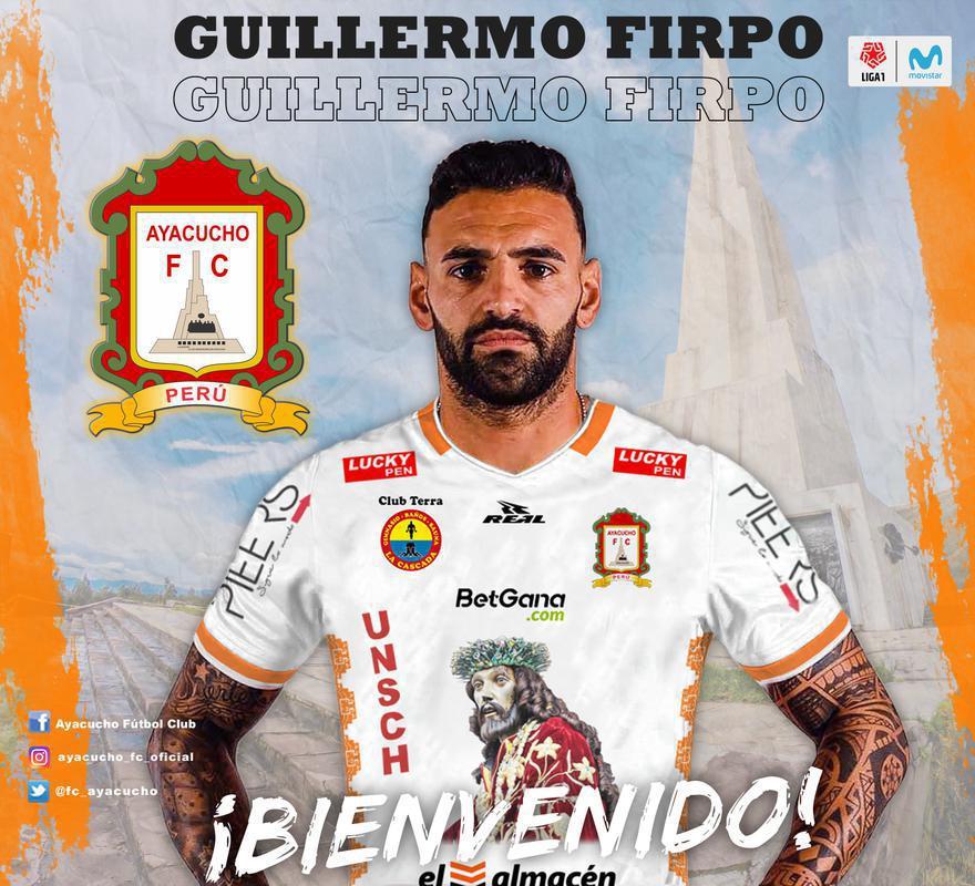 Guillermo Firpo, meio-campista (Ayacucho, do Peru)