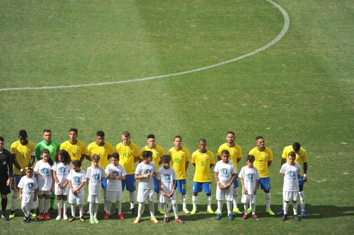 Fotos do amistoso entre os times sub-20 de Brasil e Colmbia, no Independncia (Alexandre Guzanshe/EM D.A Press)