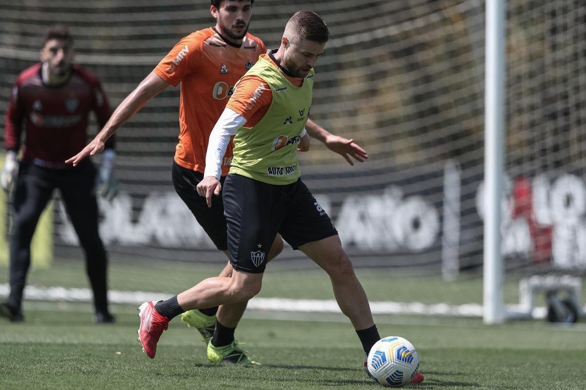 Fotos do treino do Atltico nesta segunda-feira, 13 de setembro de 2021