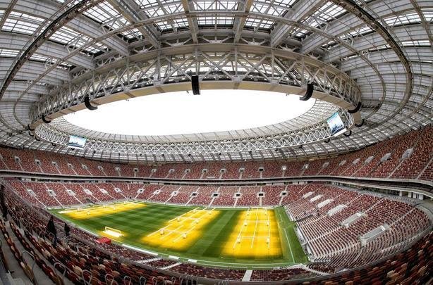 Luzhniki receberá quatro jogos da primeira fase, um duelo das oitavas, uma semifinal e a decisão