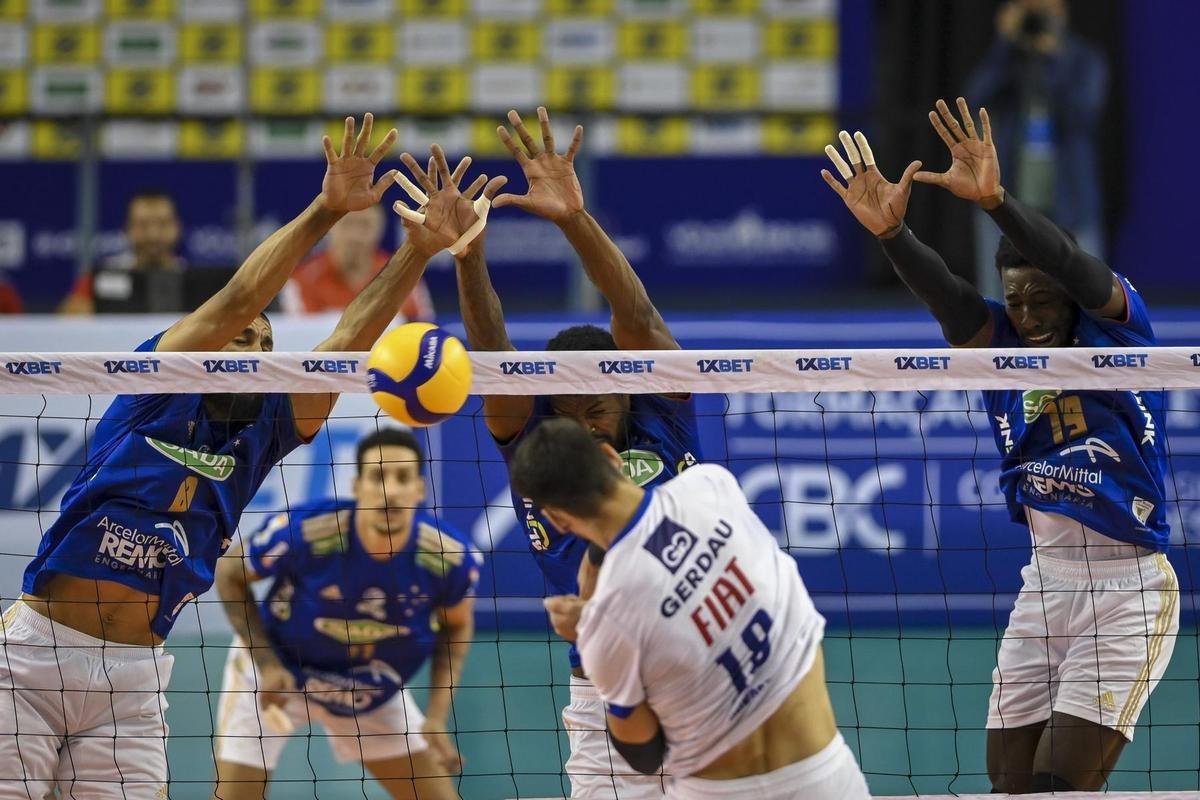 Cruzeiro venceu o Minas no tie-break no primeiro jogo da final da Superliga