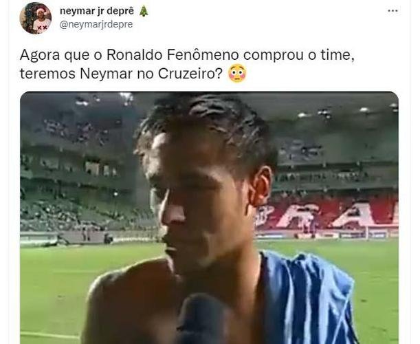 Memes: Ronaldo compra 90% das a��es da SAF do Cruzeiro