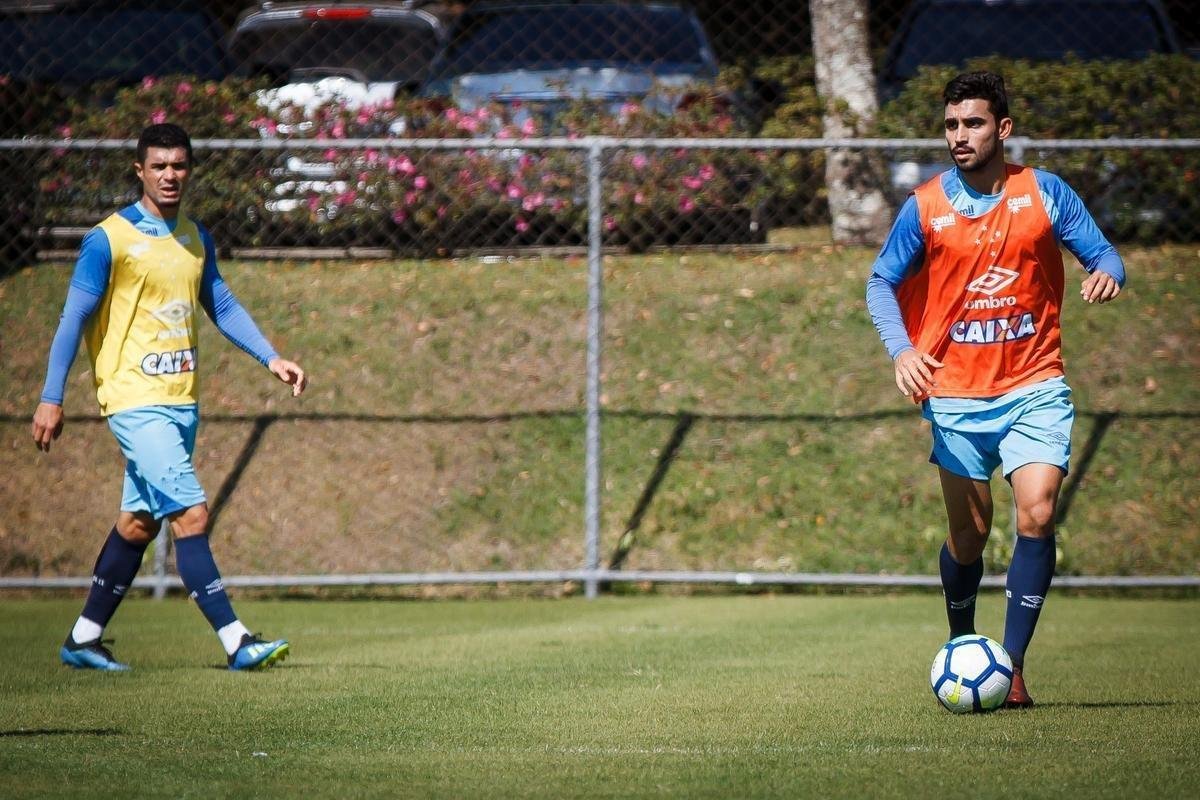 Cruzeiro realizou atividade de preparao para amistoso contra o Corinthians, nesta quarta
