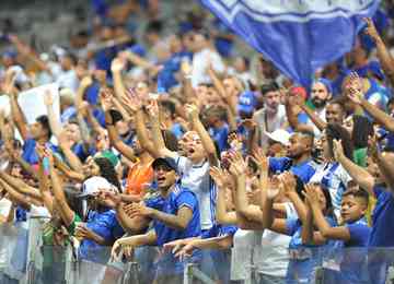 Apesar da campanha celeste decepcionante e da permanência na Série B por mais um ano, 60.700 torcedores compareceram ao Mineirão