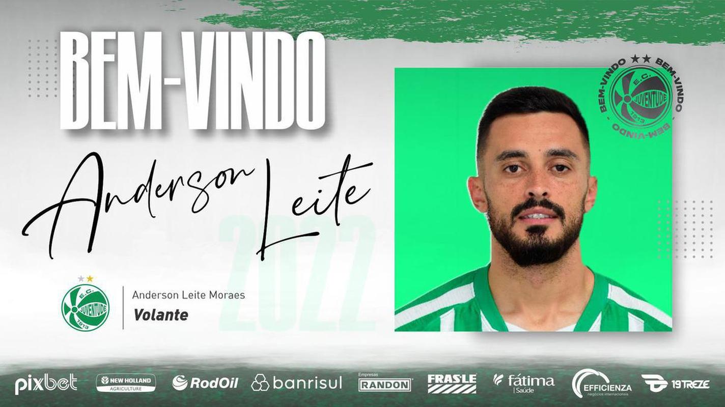 Juventude contratou o volante Anderson Leite