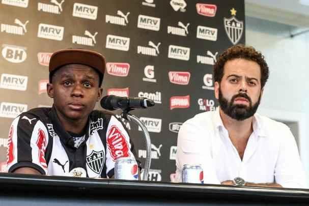 Veja imagens da apresentação de Hyuri, Erazo e Juan Cazares, novos reforços do Atlético