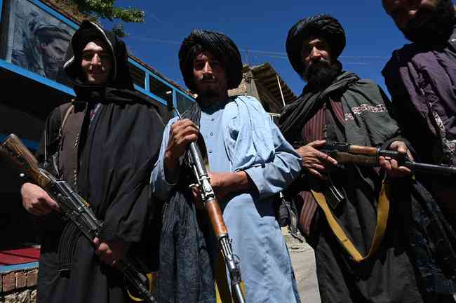 Talibs na provncia de Panjshir, no Afeganisto