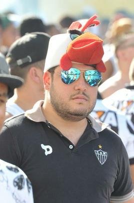 Torcida do Atltico na deciso do Campeonato Mineiro, no Independncia