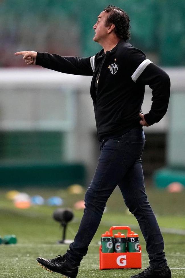 Fotos do jogo de ida da semifinal da Copa Libertadores de 2021, entre Palmeiras e Atltico, no Allianz Parque, em So Paulo