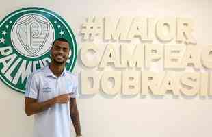 O Palmeiras anunciou a contratao do lateral-esquerdo Felipe Pires