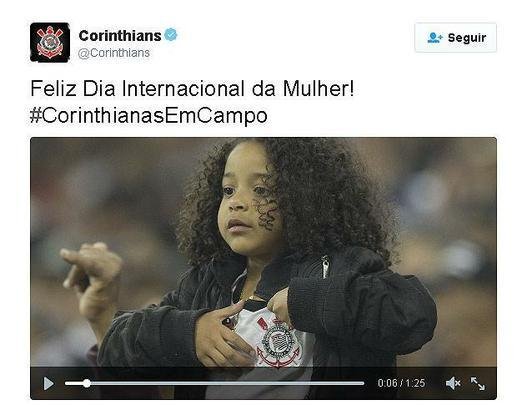 Corinthians divulgou vídeo com imagens de suas torcedores nas arquibancadas