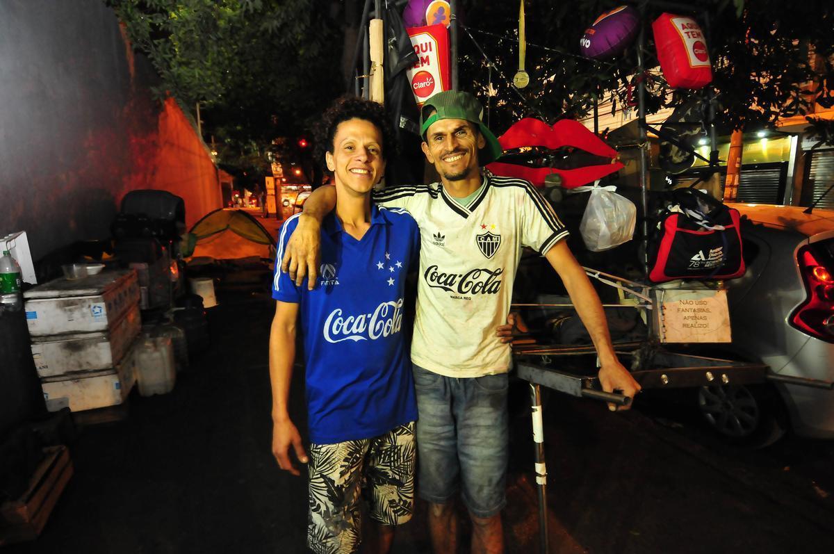 tila e Wanderlcio, que vivem em situao de rua
