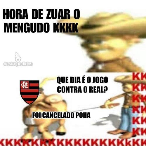 Torcedores brincaram com a eliminação do Flamengo para o Al-Hillal, pela semifinal do Mundial