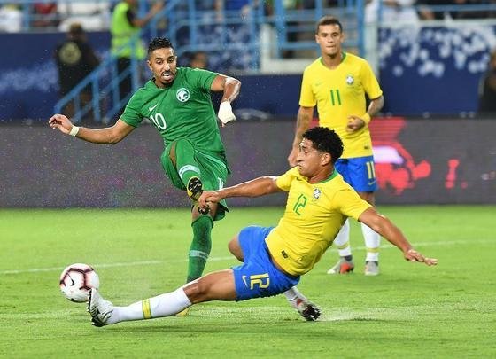 Seleções se enfrentaram em amistoso na cidade de Riad, capital da Arábia Saudita, no estádio King Saud