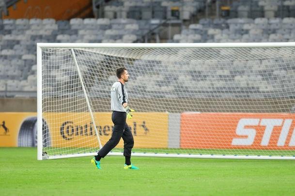 Imagens do treino do Atltico no Mineiro