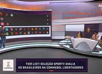 Profissionais do SporTV fizeram avaliação do status dos times brasileiros na Copa Libertadores de 2023; veja a classificação do Galo
