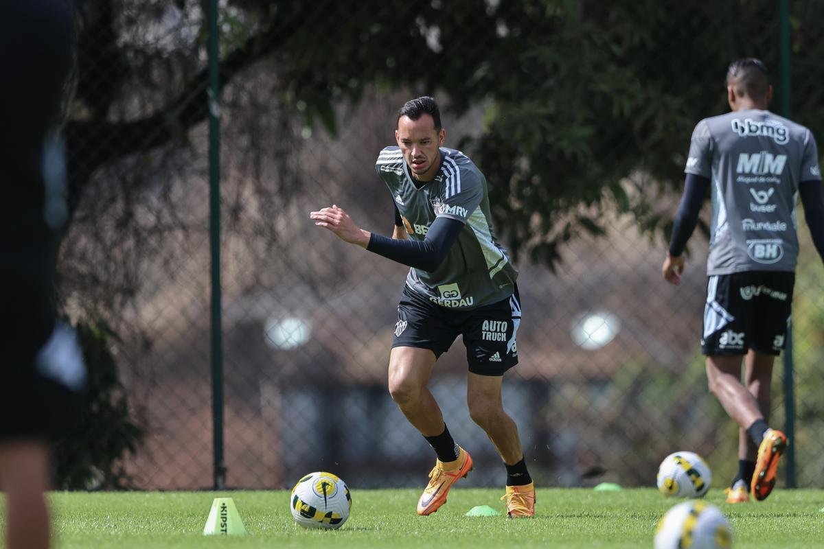 Fotos do ltimo treino do Atltico antes do jogo contra o Botafogo