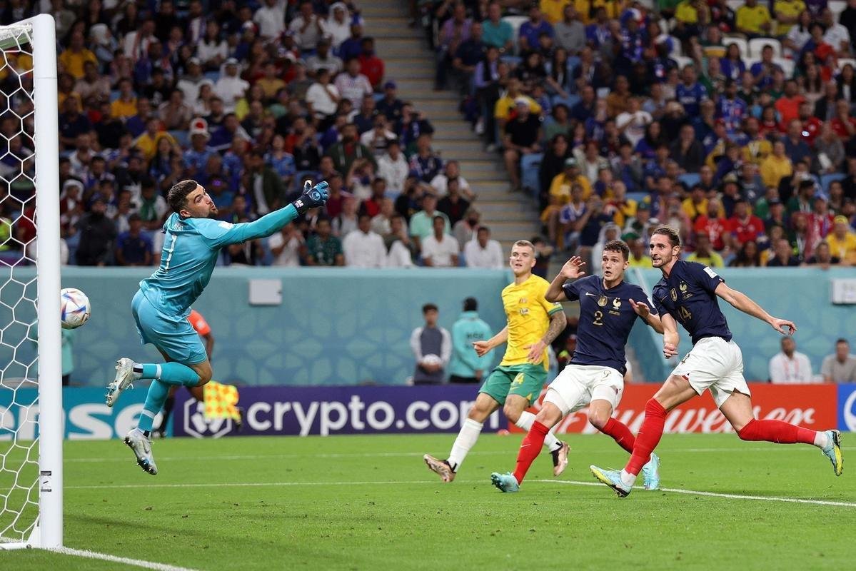 Imagens do jogo entre Frana e Austrlia, pelo Grupo D da Copa do Mundo