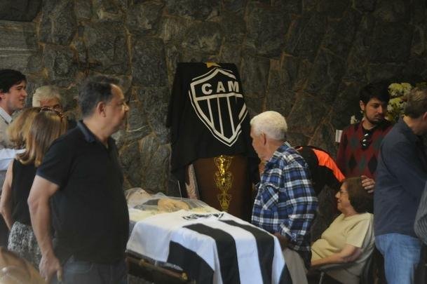 Velório de Marcial de Melo Castro, ex-goleiro do Atlético e da Seleção Brasileira