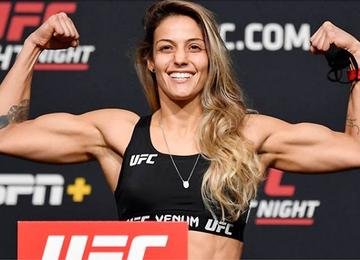 Lutadora nascida em Muriaé agradece equipe pelo trabalho perfeito