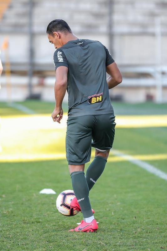 Veja fotos do treino do Atltico no Uruguai