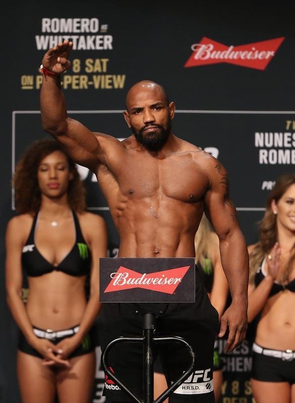 Pesagem do UFC 213, em Las Vegas - Yoel Romero