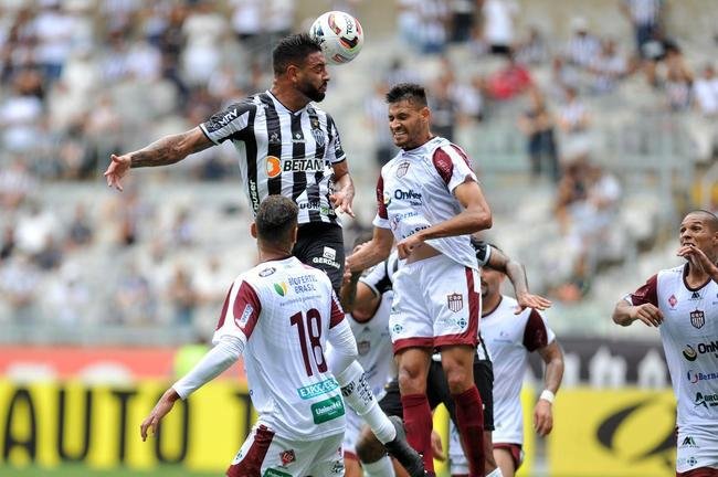 Fotos do jogo entre Atltico e Patrocinense, pelo Campeonato Mineiro