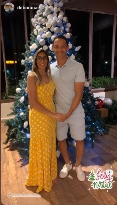Ricardo Oliveira passou o Natal com a famlia