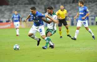 Cruzeiro e Palmeiras mediram foras, no Mineiro, pela oitava rodada do Campeonato Brasileiro