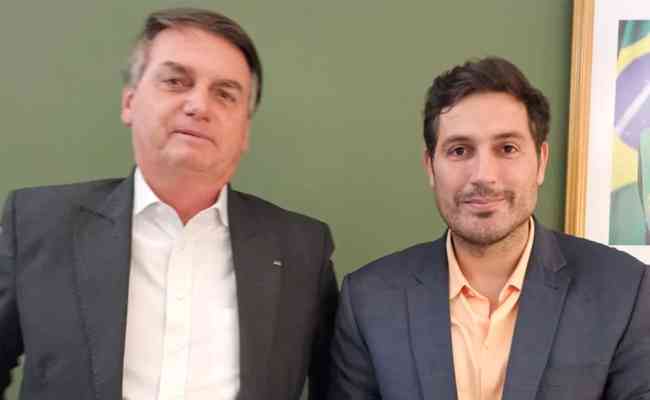 Jair Bolsonaro e Luciano Vieira, respectivamente